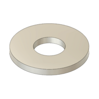 MODULAR SOLUTIONS ZINC PLATED FASTENER&lt;br&gt;M8 LARGE WASHER